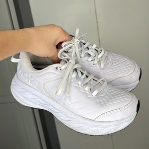 hoka one one Bondi SR Womens White maximum cushion oil & slip resistant Size 7.5